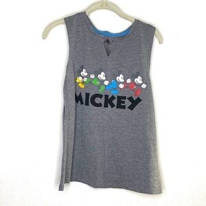 Disney Parks grey sleeveless Mickey top